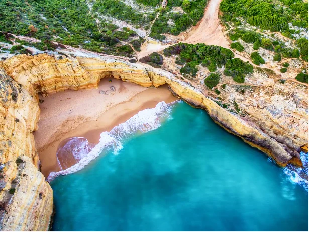 Algarve view from sky