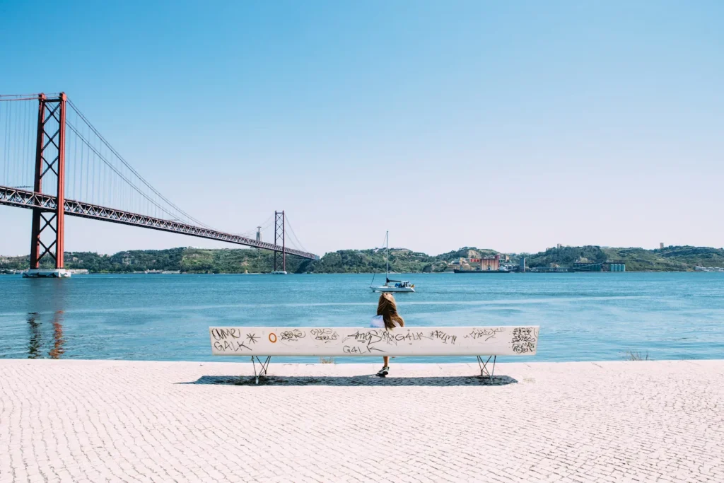 New buyer in Portugal watching the river Tagus